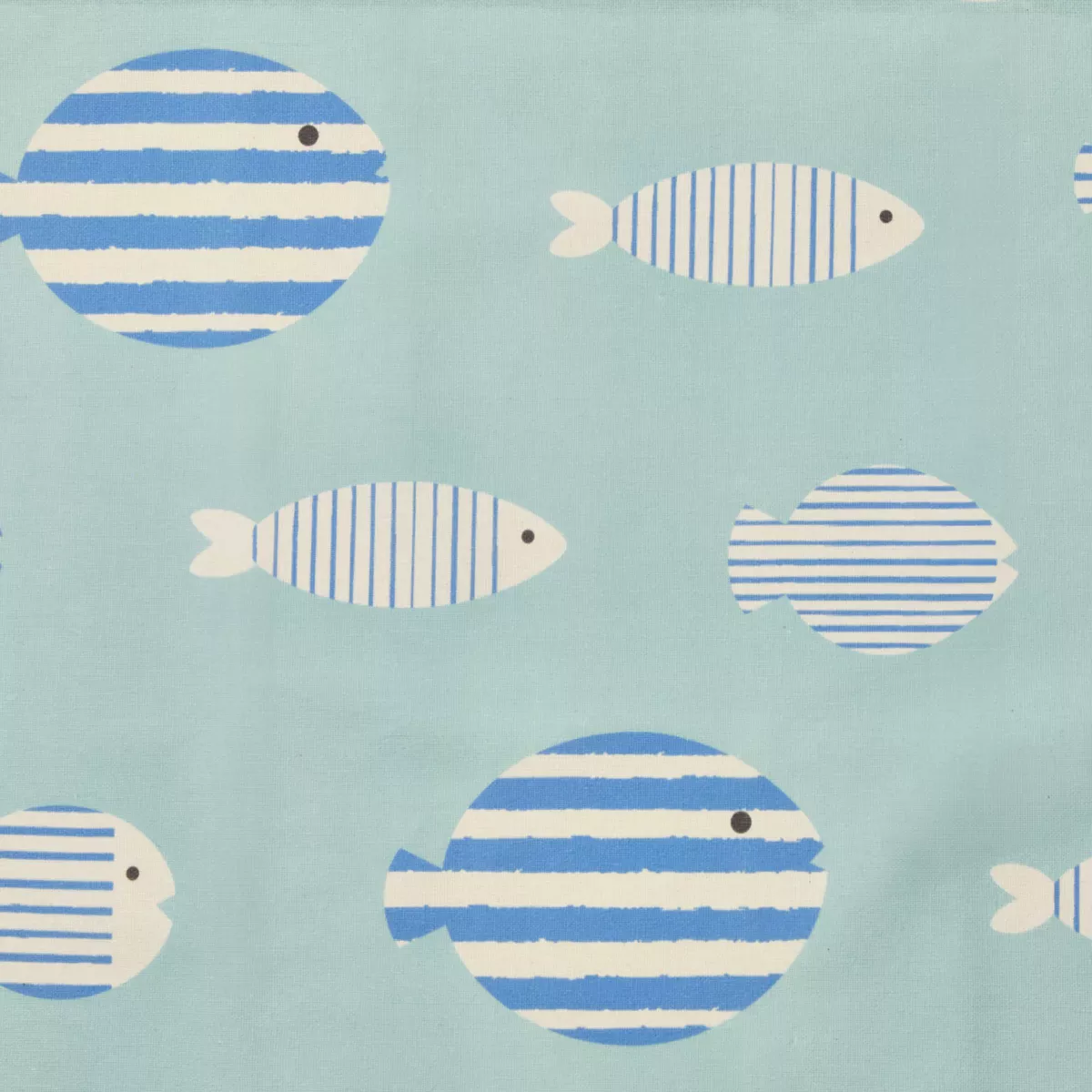 EM - Nappe en coton enduit 150 x 250 cm FISH