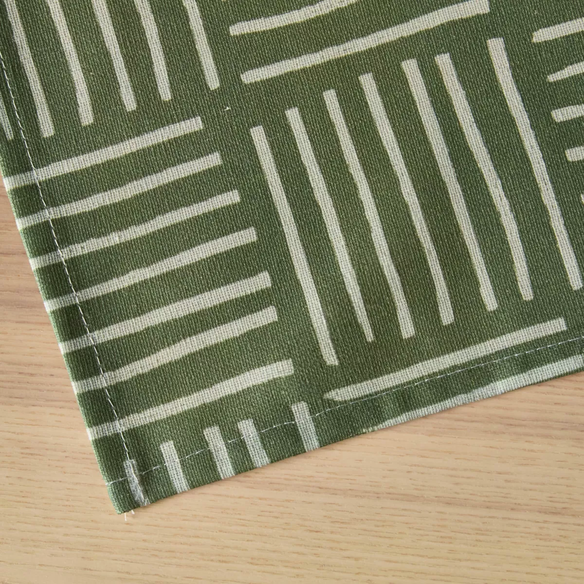 Tischdecke rechteckig Baumwolle beschichtet (150 x 250 cm) Paolo Grün