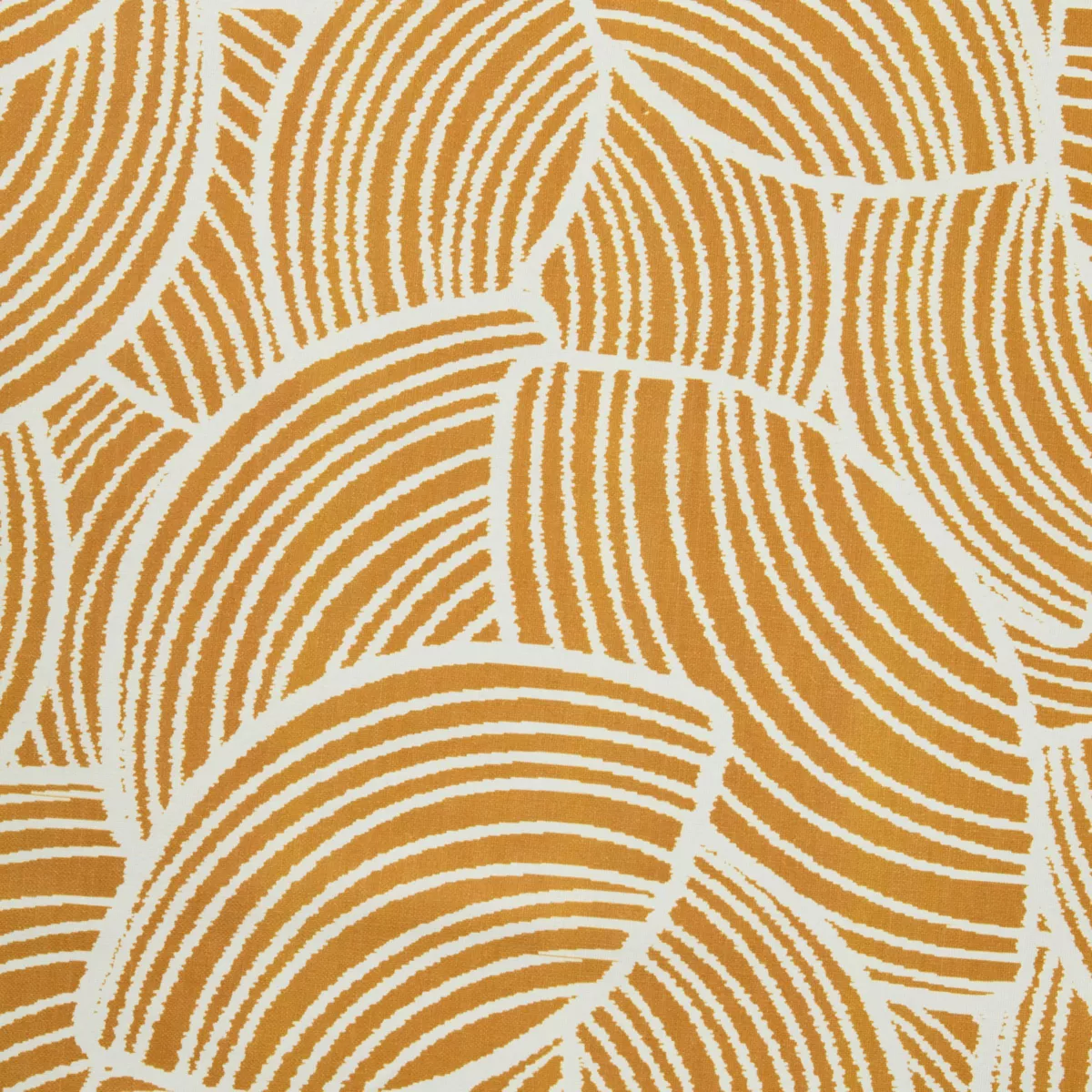 Rechthoekig gecoat katoenen tafelkleed (150 x 250 cm) Sarah Mosterdgeel