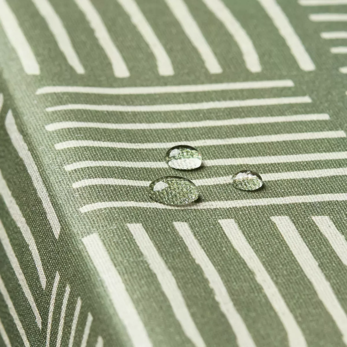 Tischdecke rechteckig Baumwolle beschichtet (150 x 250 cm) Paolo Grün