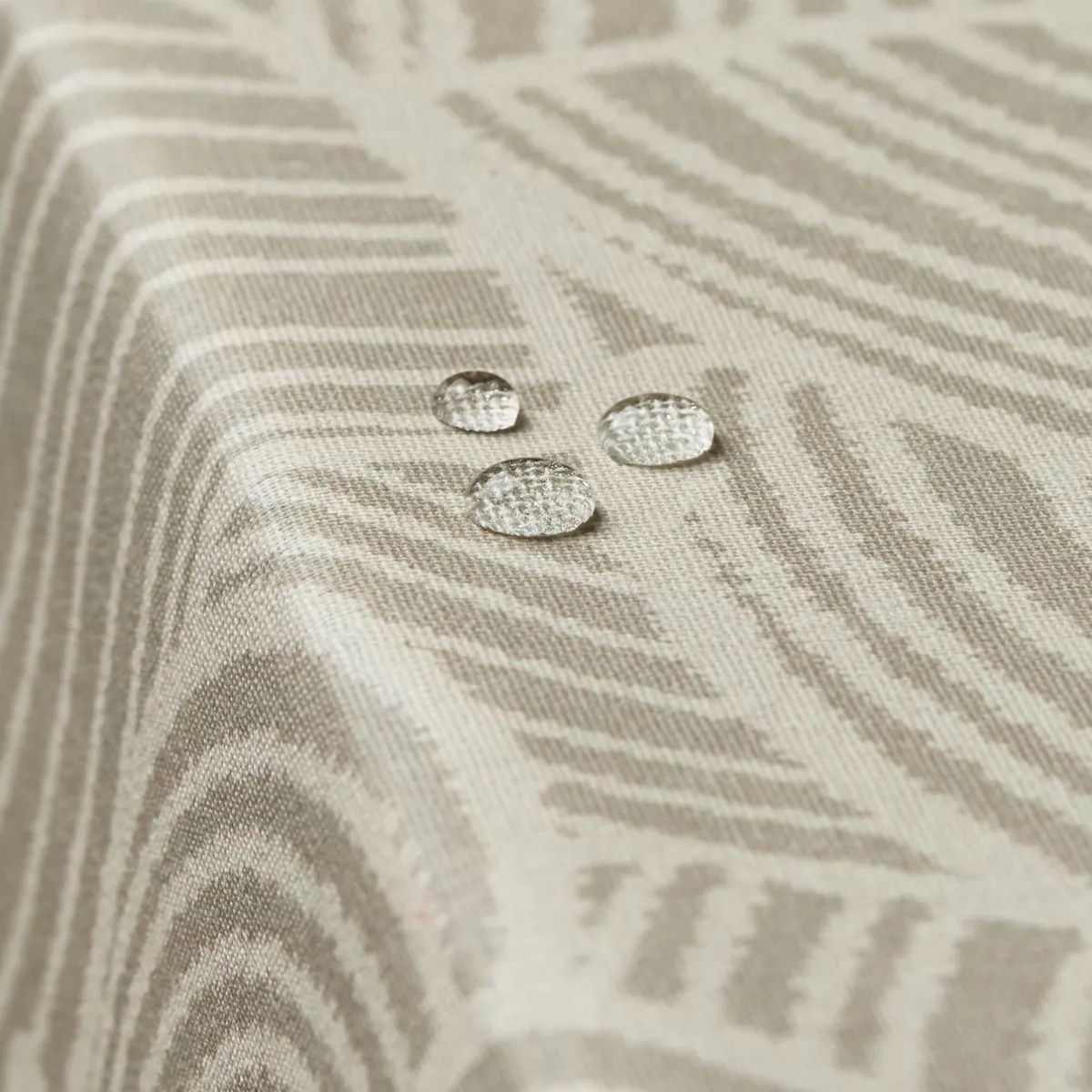 EM - Nappe en coton enduit 150 x 350 cm SARAH naturel