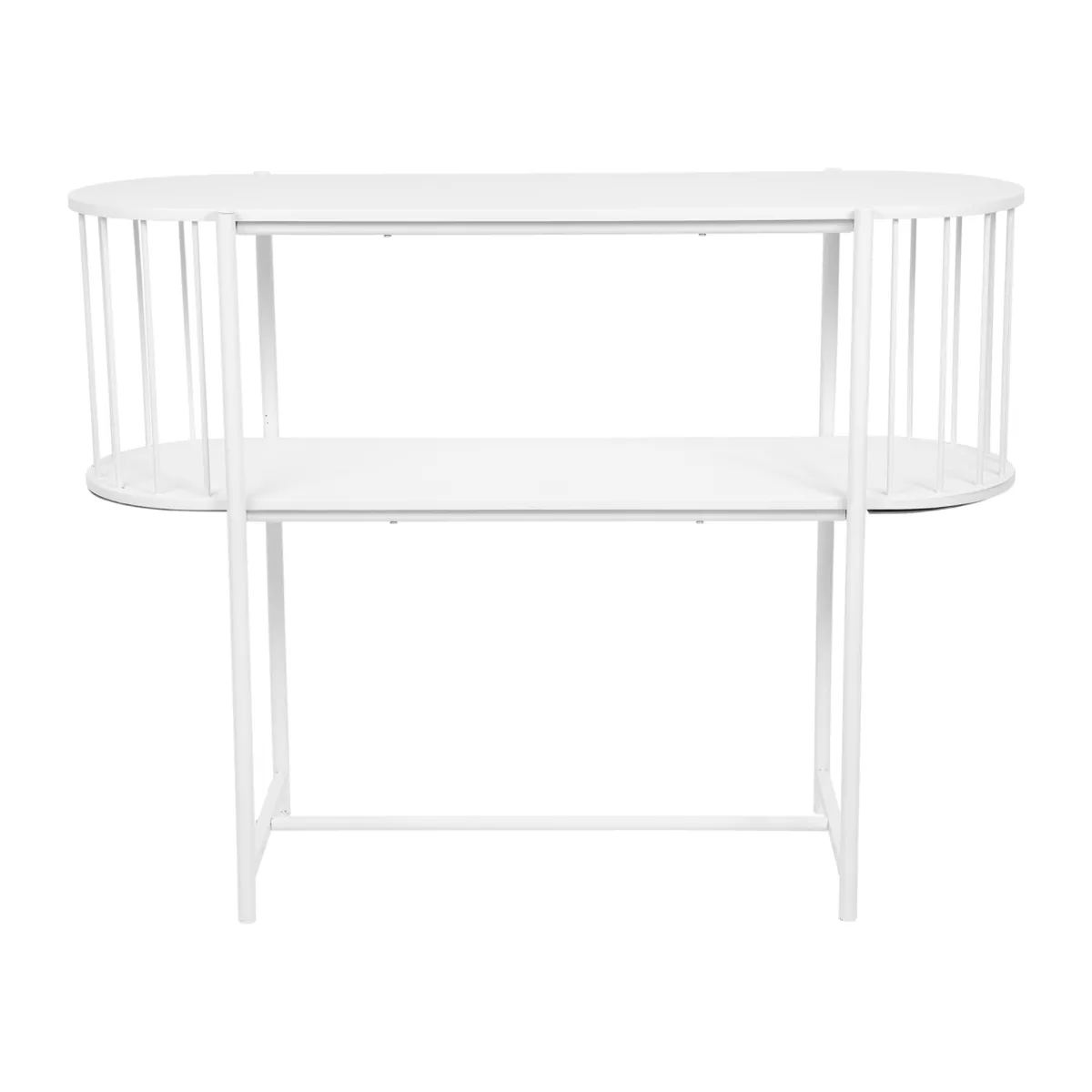 Console MŽtal 'Octave' Blanche  - Dim : l100xH75xP34cm