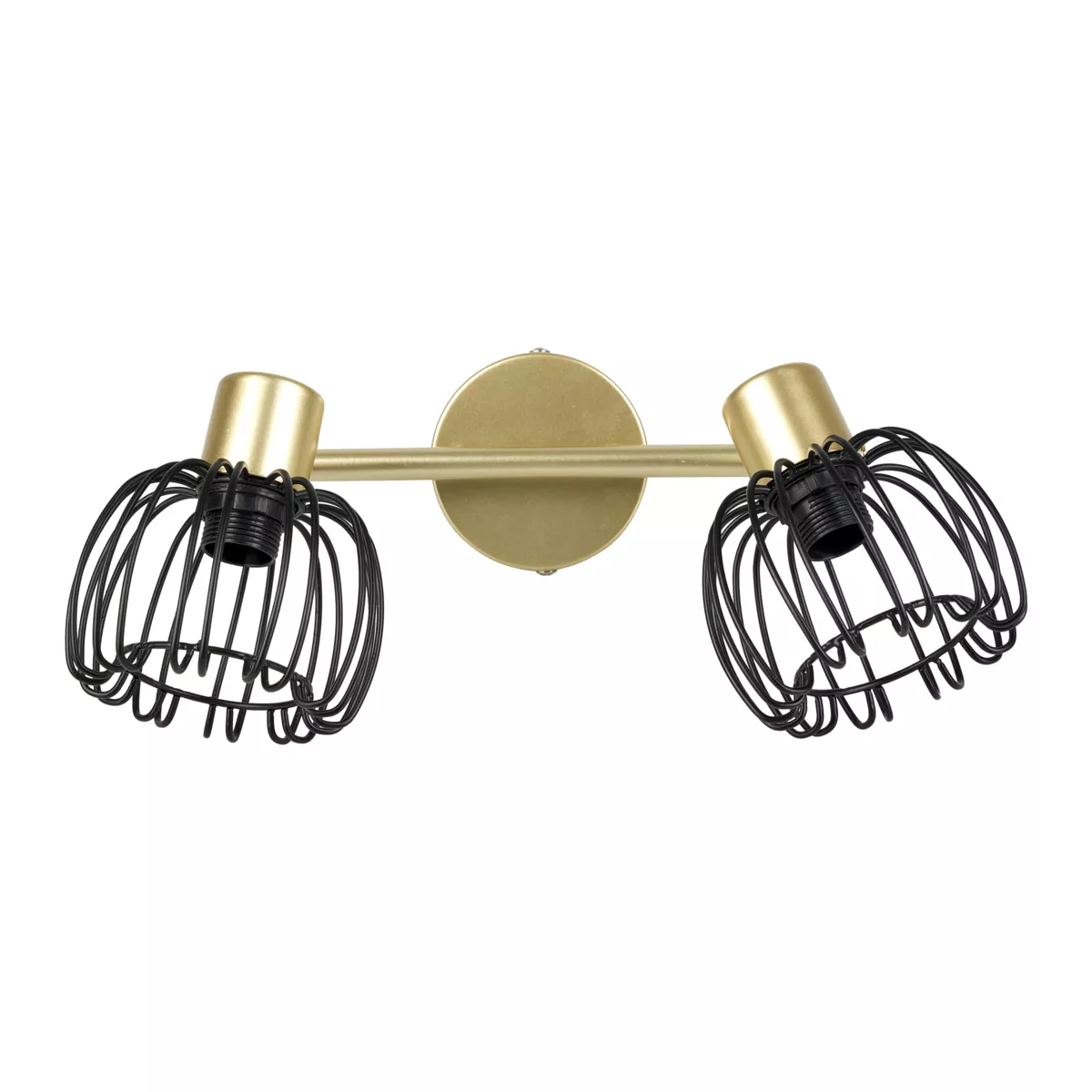 Deckenspot 2-flammig verstellbar Metall (13 x 17 cm) Loft Gold