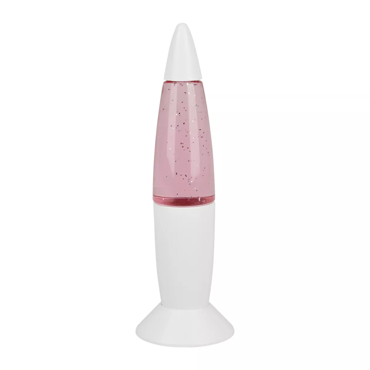 Lampe lave enfant à paillettes (H19 cm) Rose