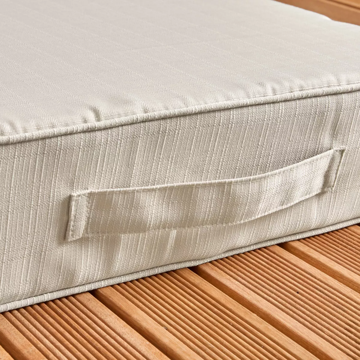 Cojín para suelo de exterior extraíble (45 x 45 cm) Sunset Crudo