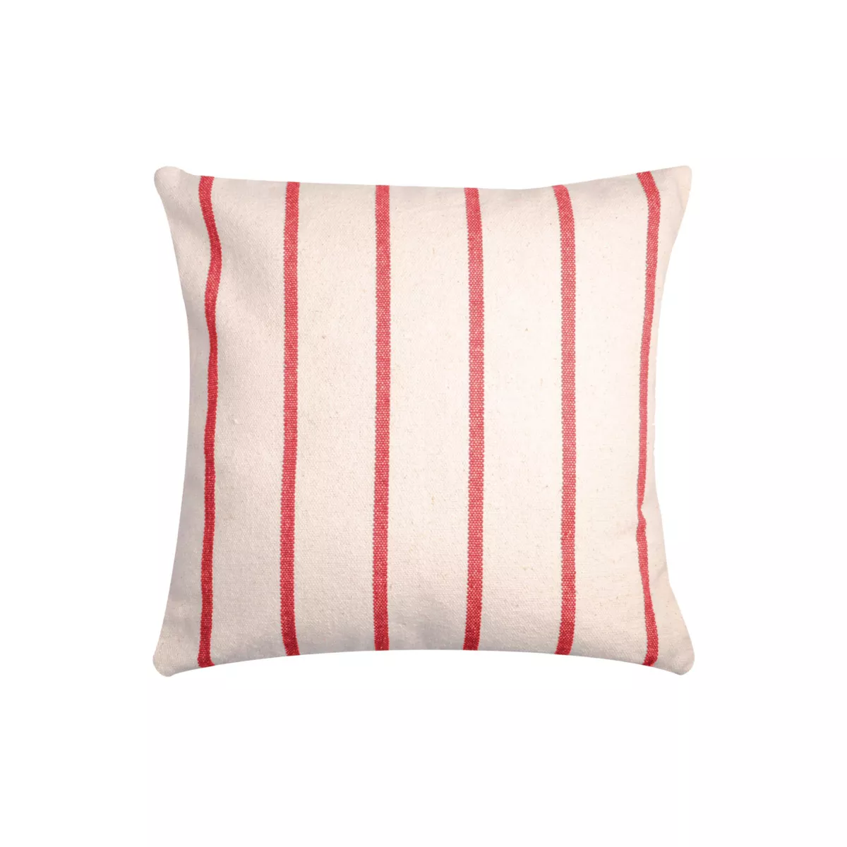 Coussin extérieur carré toile de coton (50 x 50 cm) Ocealys Rouge
