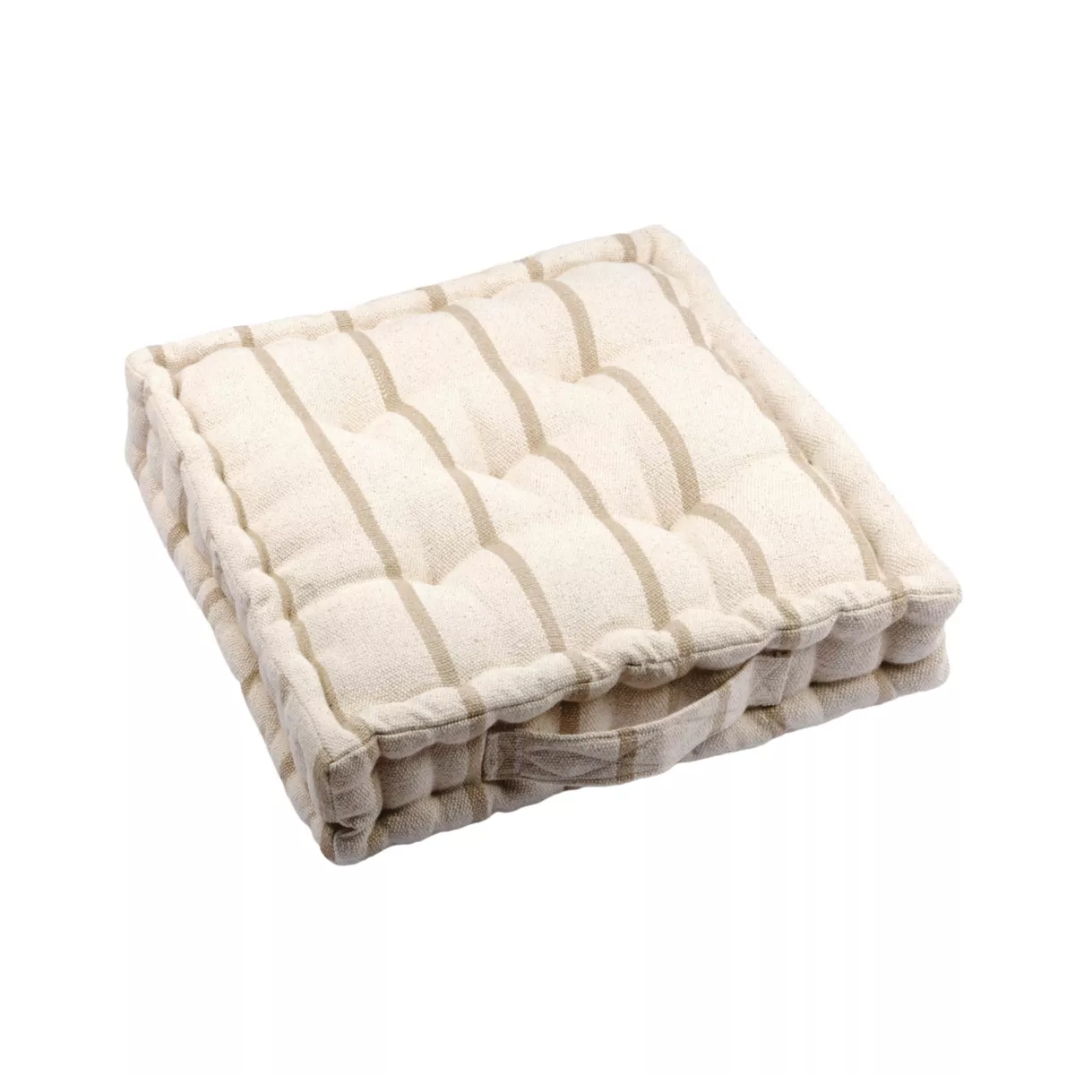 Cuscino da pavimento esterno tela di cotone (45 x 45 cm) Ocealys Beige