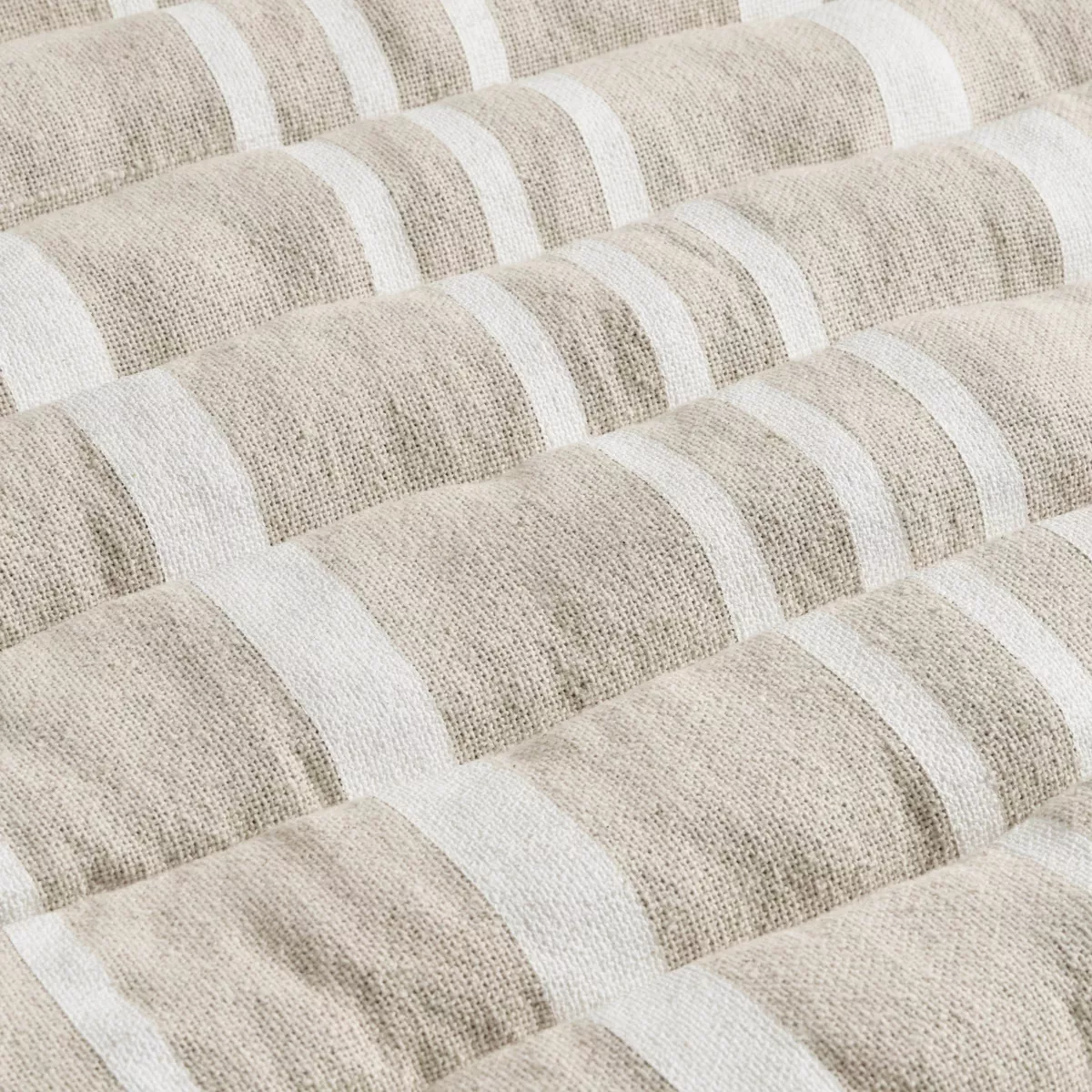 Aufrollbare Liegenauflage (L180 cm) Manduel Cremeweiß