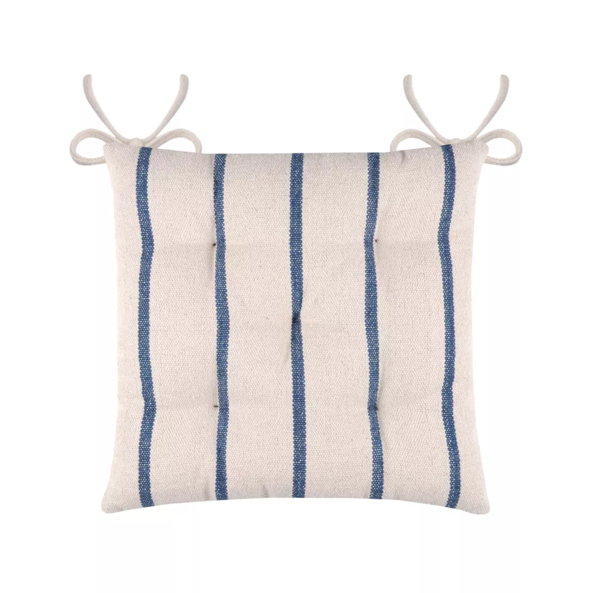 Coussin de chaise extérieur toile de coton (40 x 40 cm) Ocealys Bleu marine