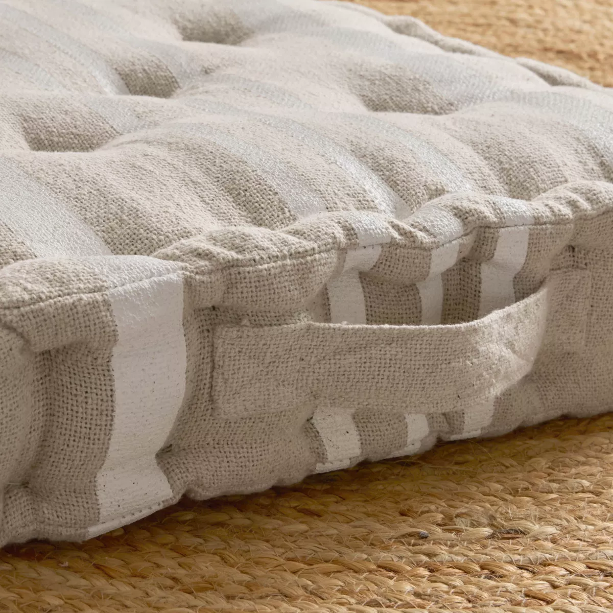 Cuscino da pavimento (45 x H10 cm) Manduel Bianco
