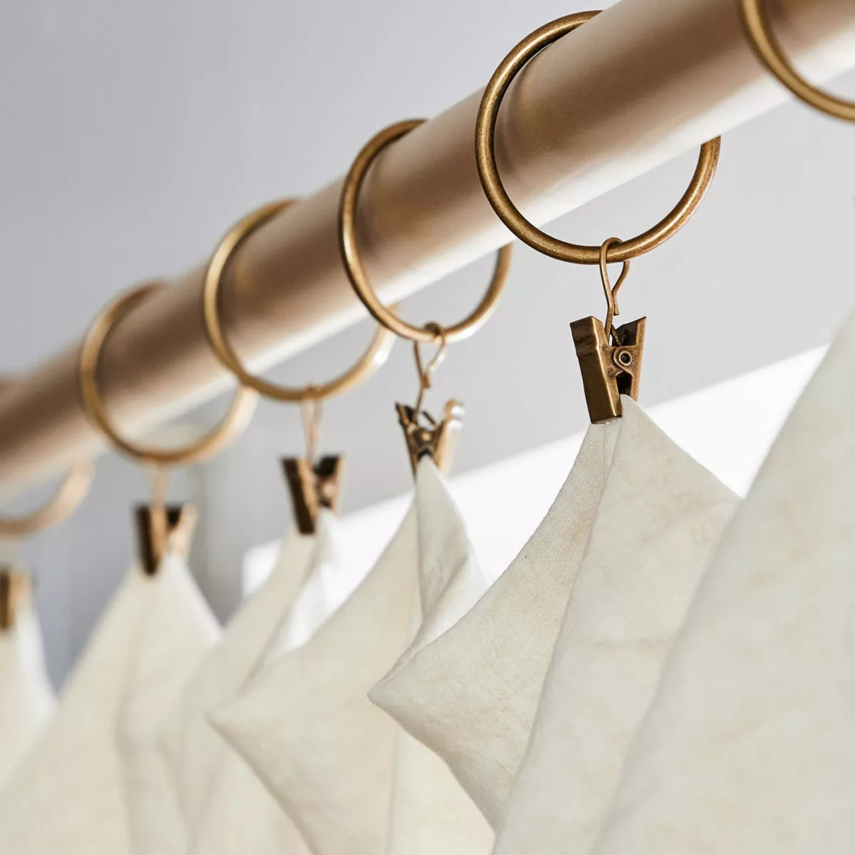 Rideau lyocell Tencel™ ajustable (140 x max 270 cm) Olivia Beige pampa