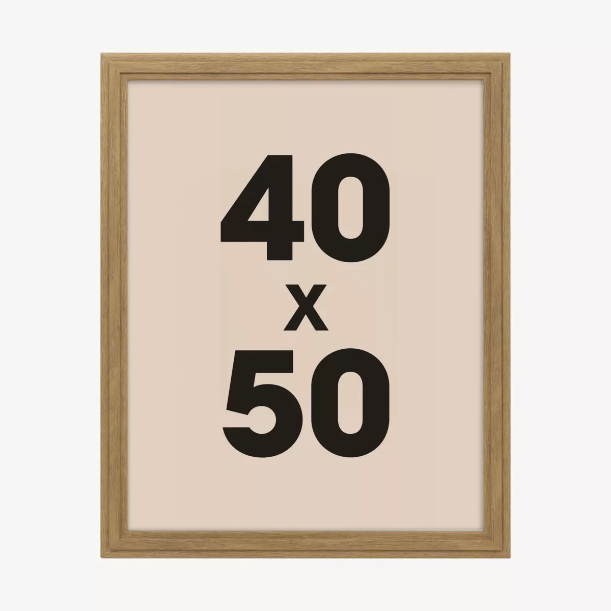Cadre photo mural bois (40 x 50 cm) Alix Marron