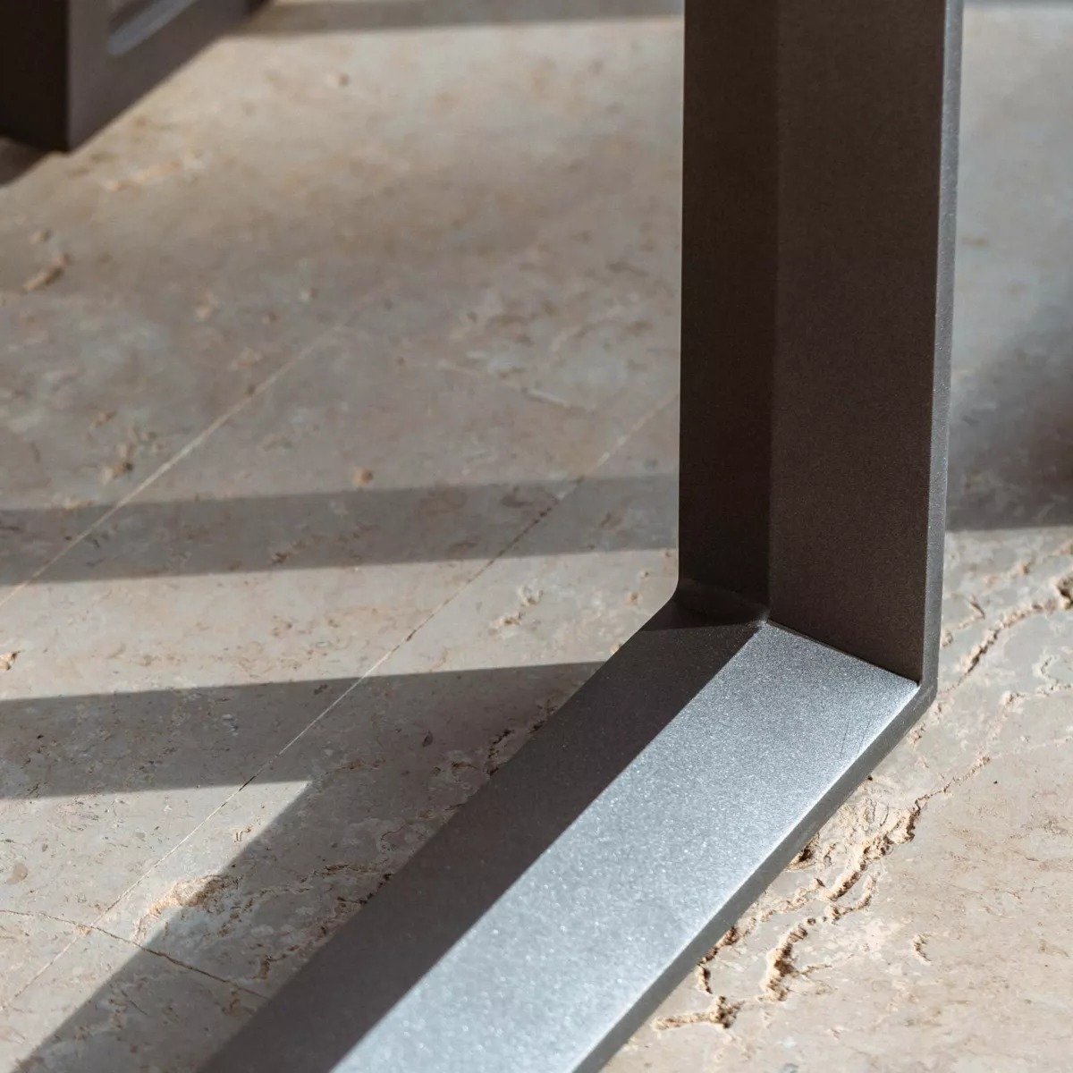 Mesa de jardín rectangular aluminio 10 plazas (240 x 118 cm) Elba Gris antracita