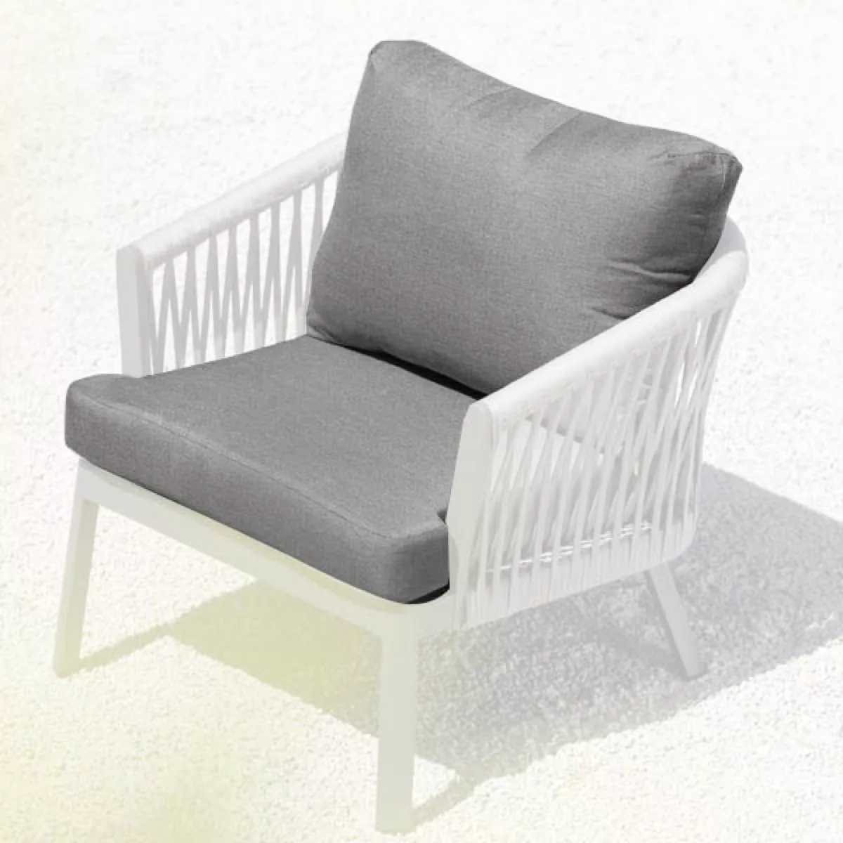 Fundas de cojÃ­n de repuesto para SillÃ³n Amalfi Gris antracita