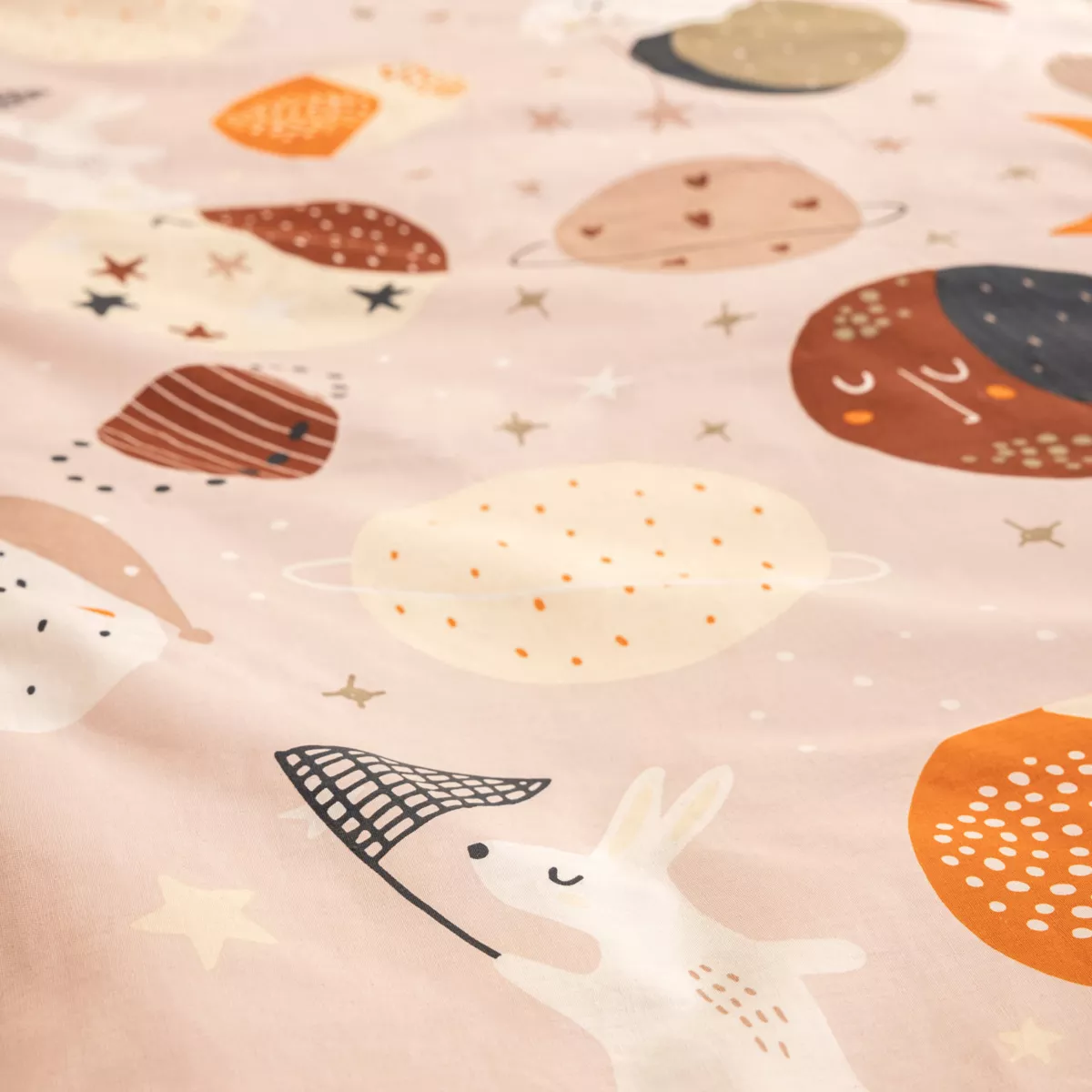 Parure de lit (Housse de couette + 1 Taie d'oreiller) 140 x 200 cm Coton imprimŽ SKY DREAM