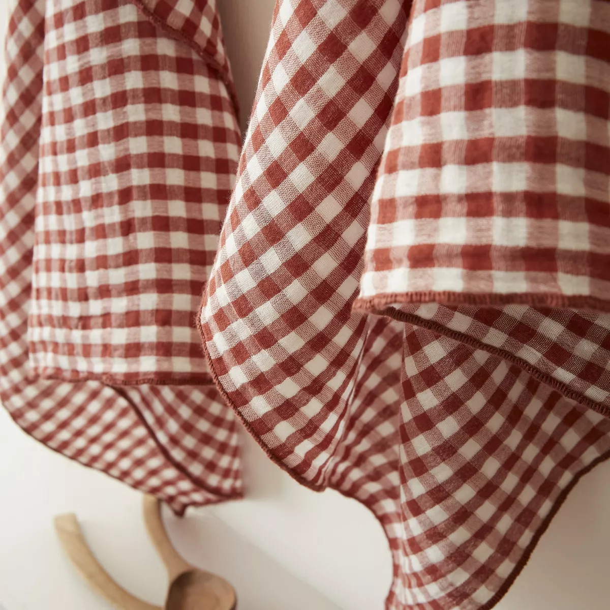 2er Set Handtücher Musselin (50 x 70 cm) Vickie Terrakotta 