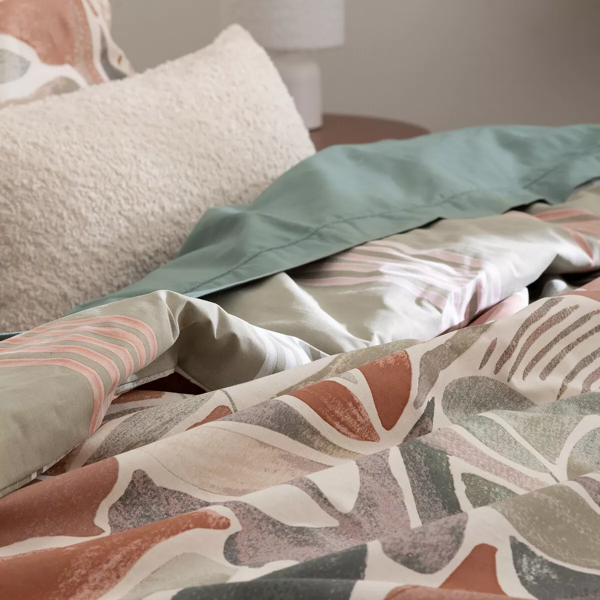 Funda nórdica y dos fundas de almohadas algodón (240 x 220 cm) Alvaro Multicolor