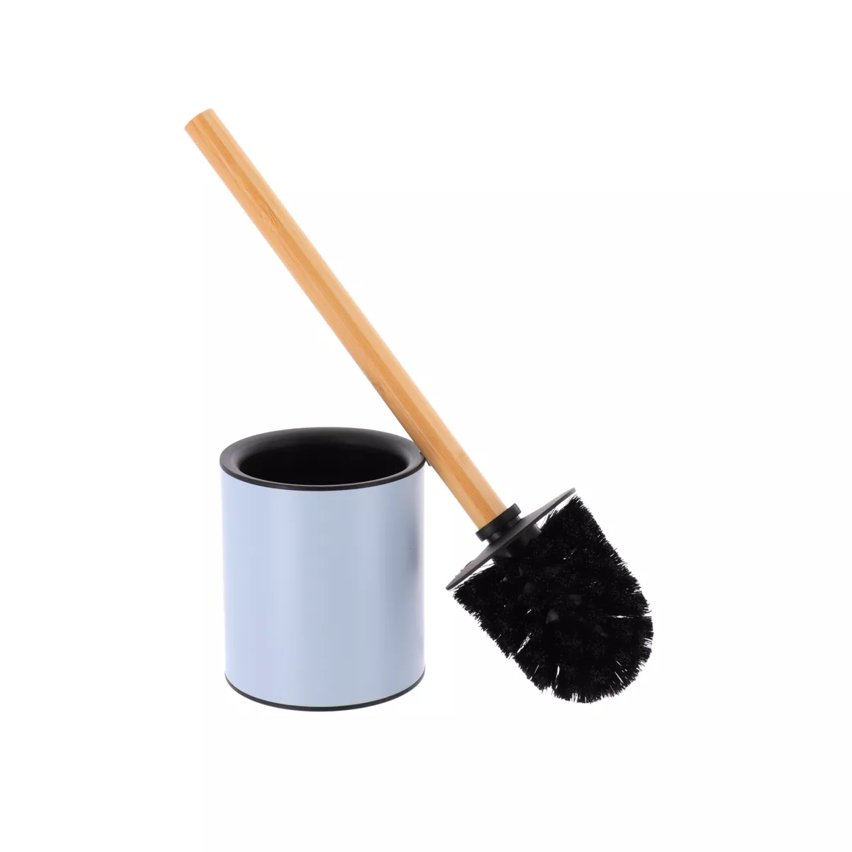 WC-Bürste Metall Purebamboo Hellblau