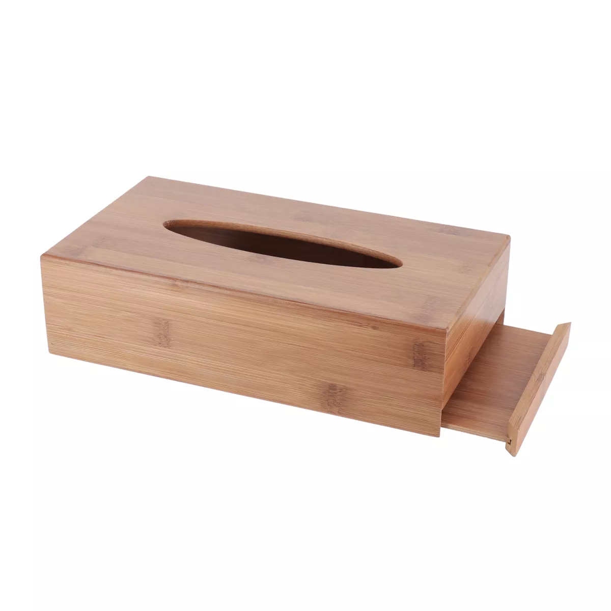 Papiertuchbox aus Bambus Braun 