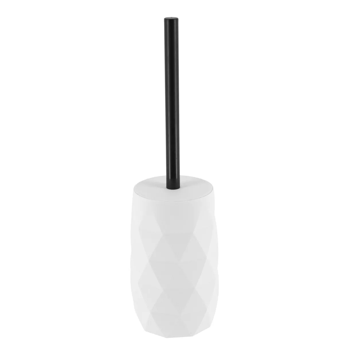 BROSSE WC ABS + RUBBER - BLANC