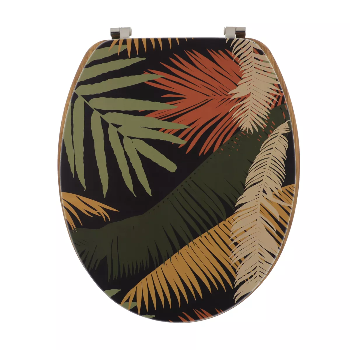 Asiento de inodoro 18 pulgadas MDF Exotic Garden Multicolor