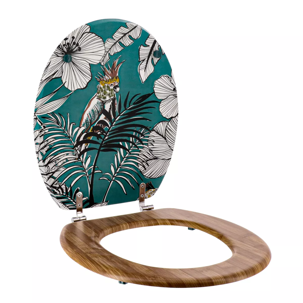 Tapa de WC 18 pulgadas MDF Jungle Fever Azul