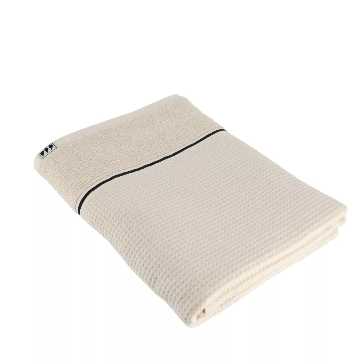 Asciugamano da bagno nido d'ape (70 x 130 cm) Japandi Beige