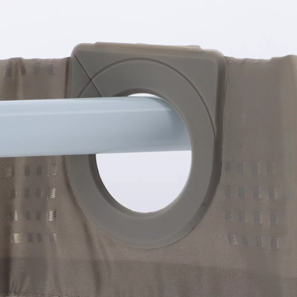 Rideau de douche (200 cm) Carré Taupe
