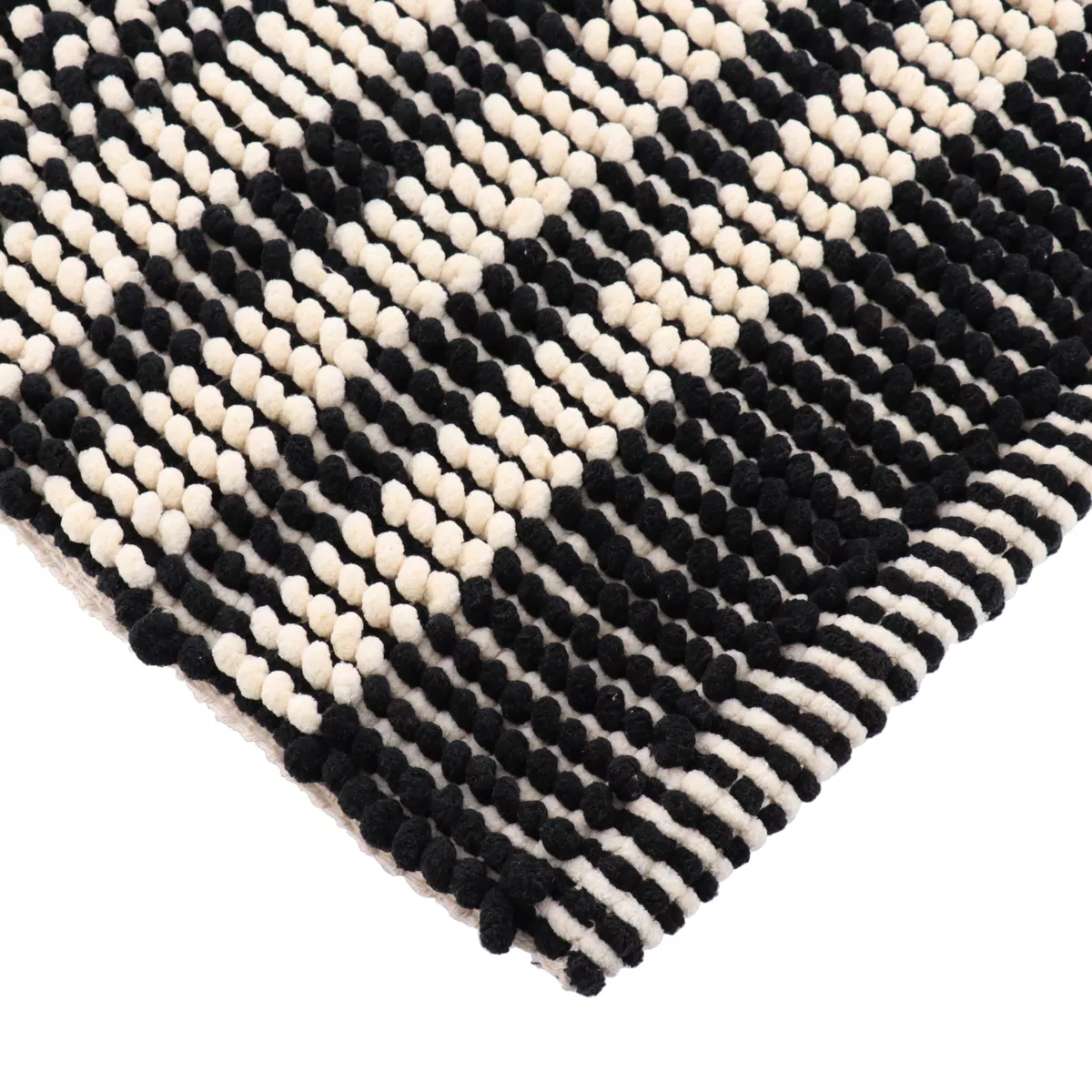 Tappeto da bagno microfibra (45 x 90 cm) Tokyo Nero