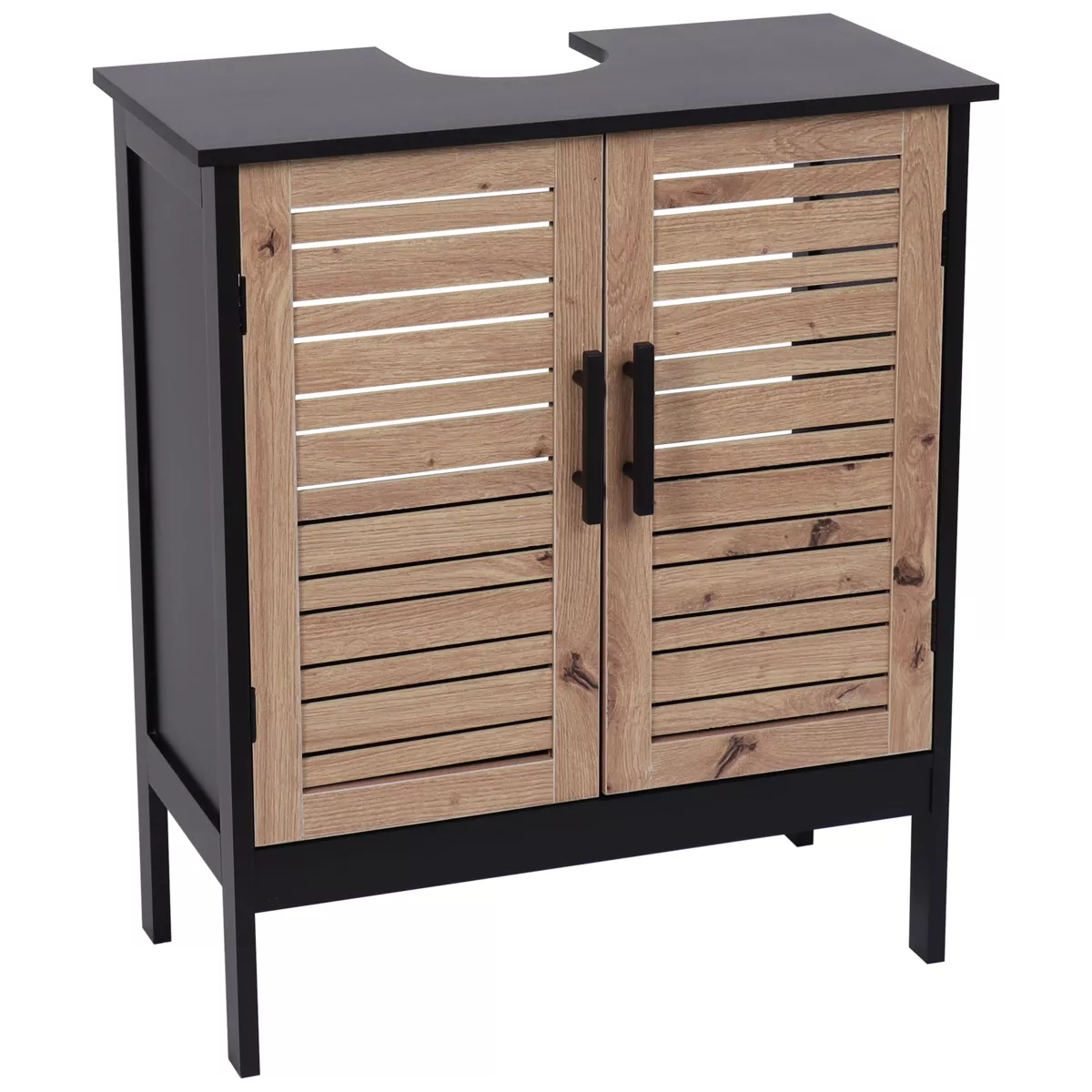 Mobile sottolavabo (60 x H70 cm) Bergen Nero