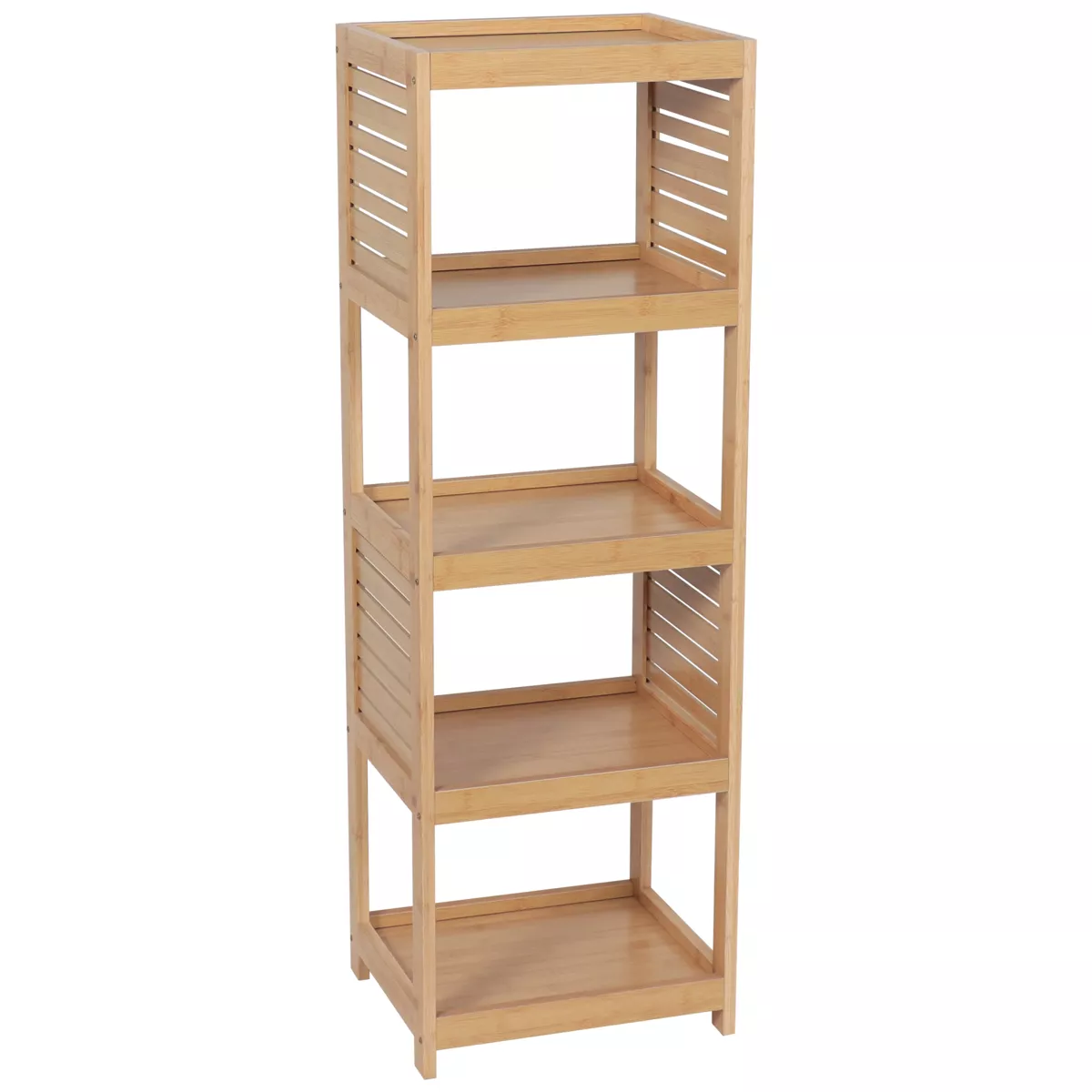 MEUBLE 5 ETAGERES BAMBOU ET MDF - TRINIDAD