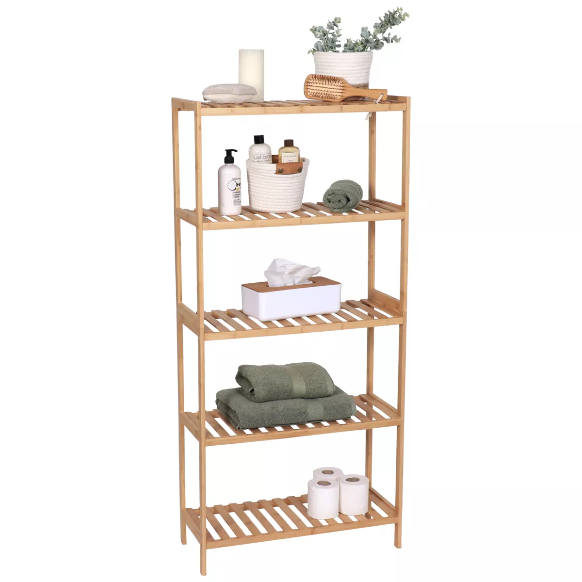 MEUBLE BAMBOU 5 ETAGERES - BAMBOU