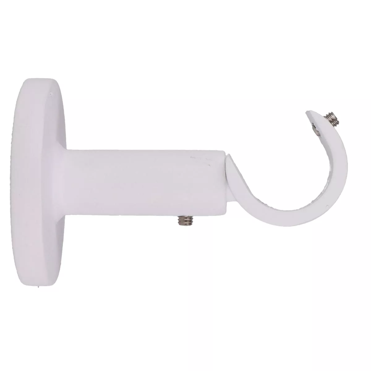 Supporto per asta fisso (L60 / D20 mm) Jim grondaia Bianco opaco