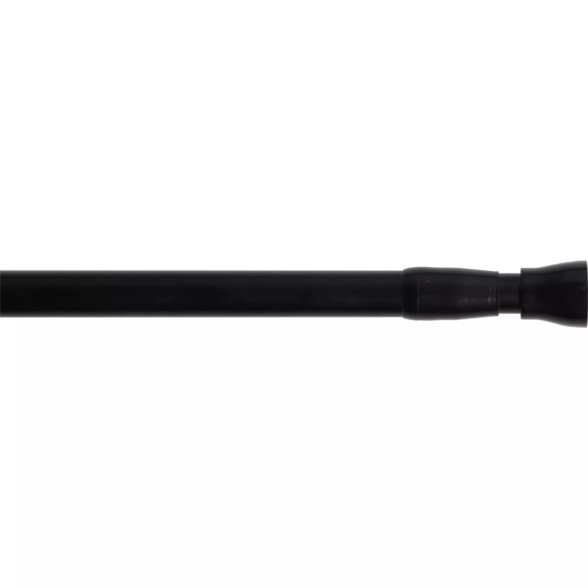 Asta autobloccante estensibile rotonda (L70 - 120 cm / D22 mm) Pressione Nero satinato
