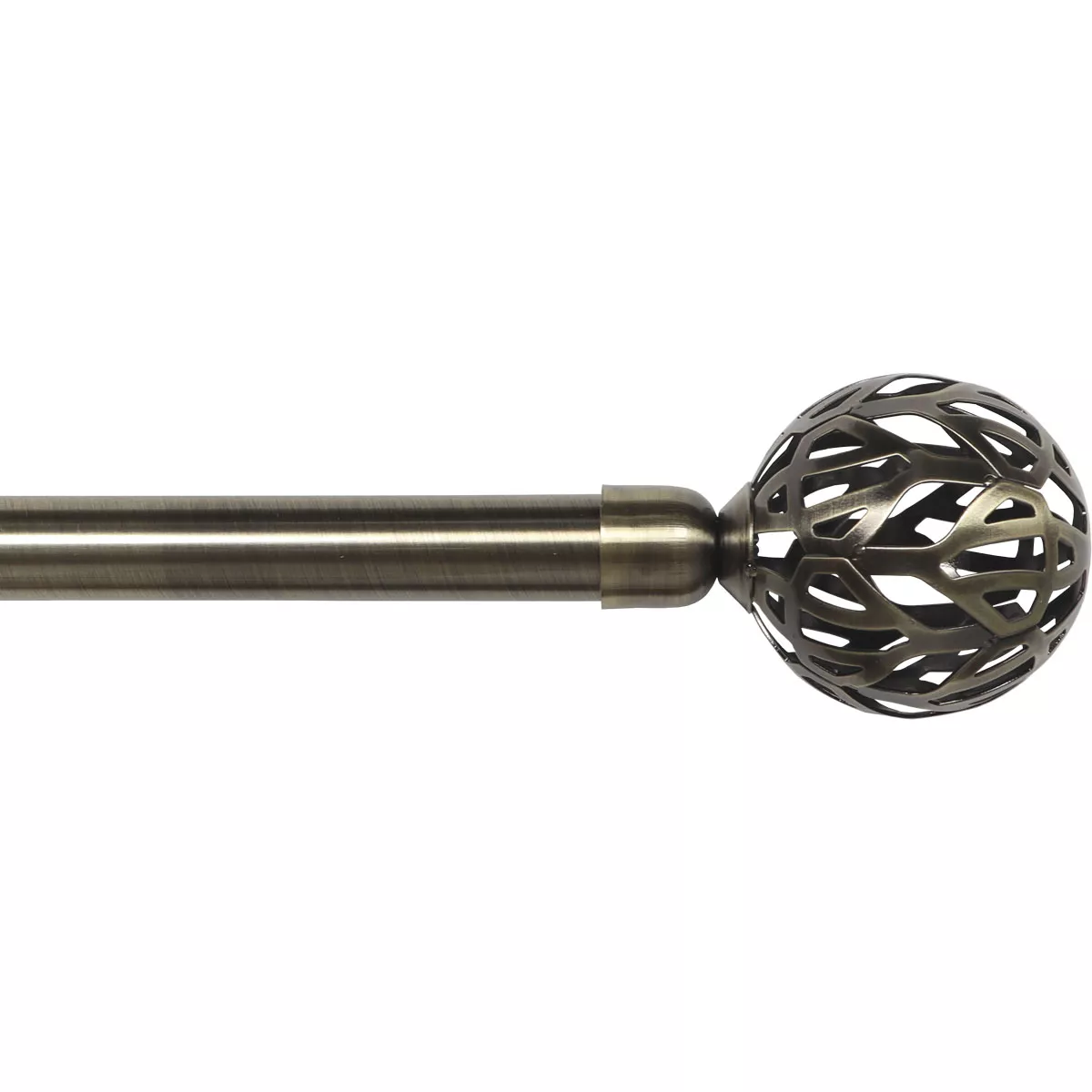 Kit de barra de cortina extensible (L120 - L210 cm / D19 mm) Retro Bronce