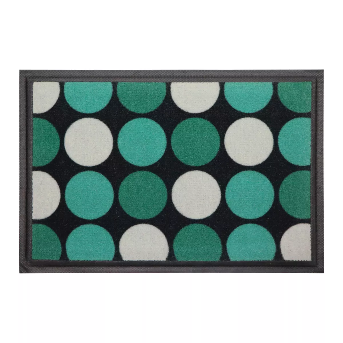 TAPIS ICONIC 40X60CM PET/TPE - TURQUOISE