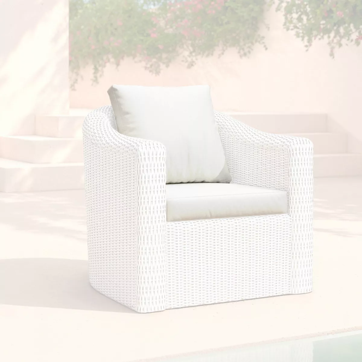 Fundas de cojÃ­n de repuesto para SillÃ³n Calvi Blanco