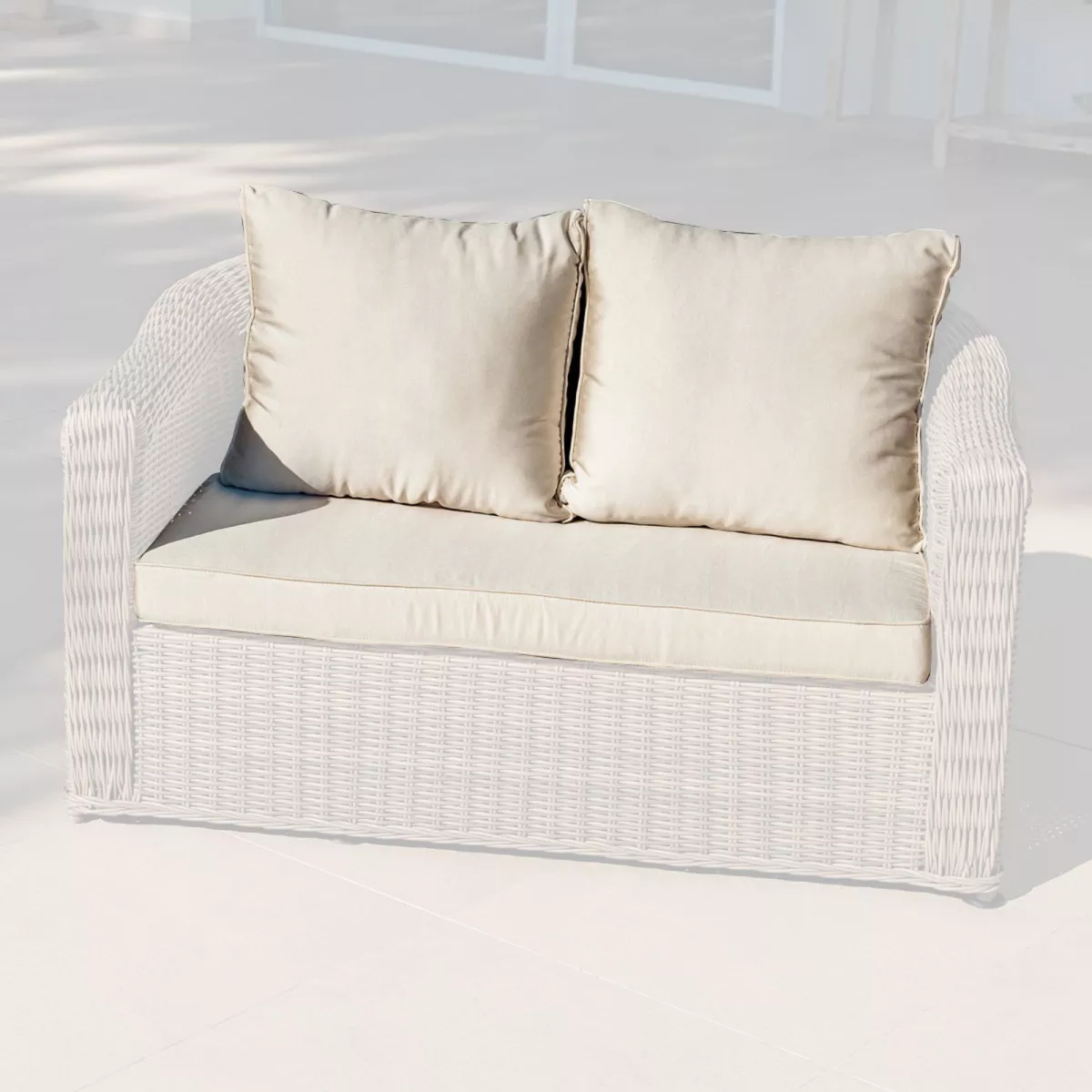 Fundas de cojÃ­n de repuesto para SofÃ  2 personas Calvi Beige