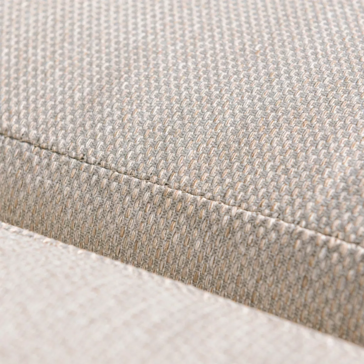 Fauteuil de jardin détente en aluminium Amalfi Blanc et taupe