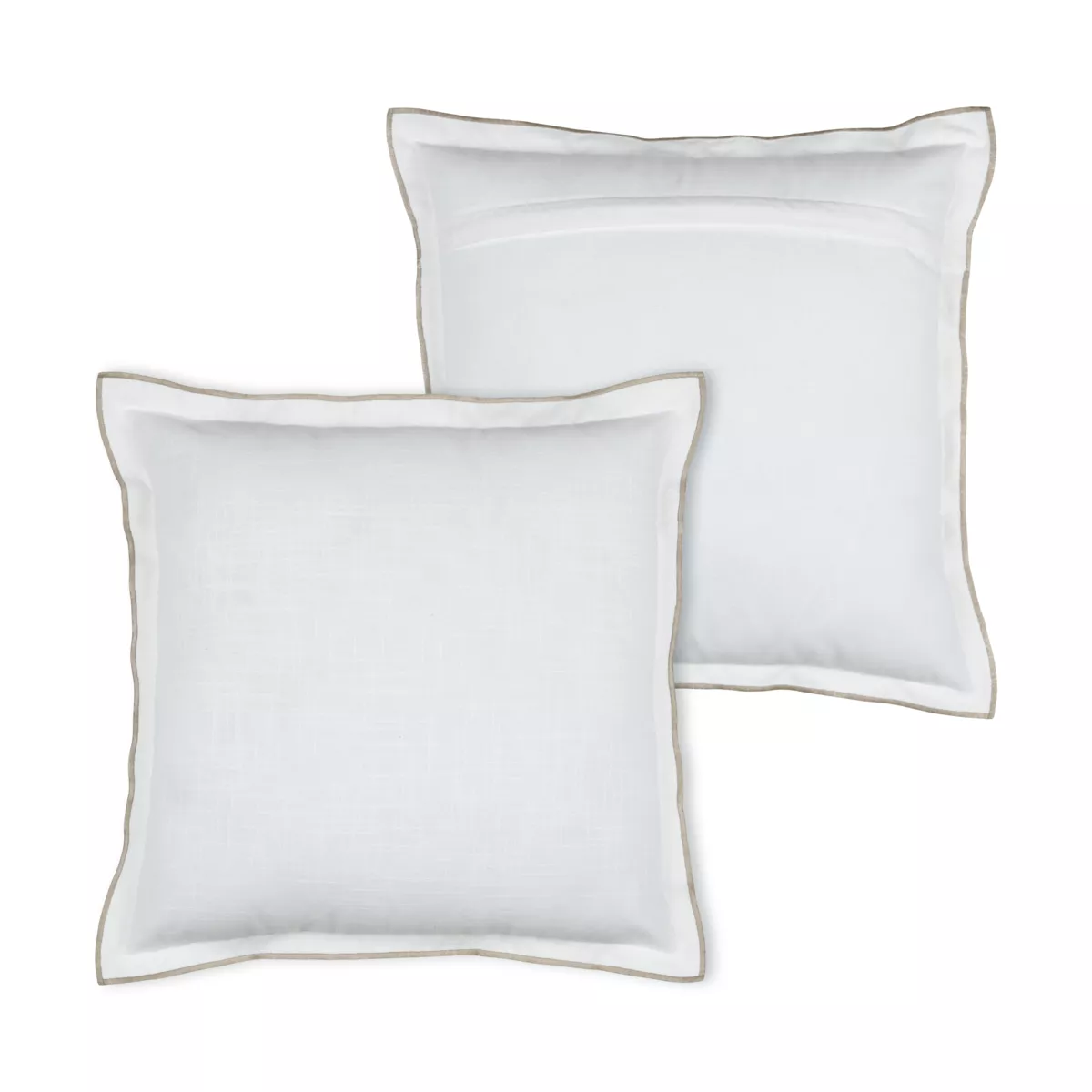 Cuscino quadrato in cotone (45 x 45 cm) Helios Bianco