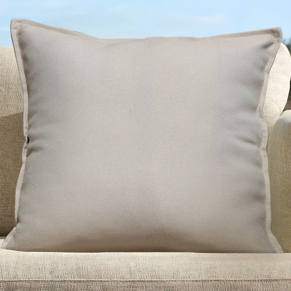Buiten kussen vierkant (45 x 45 cm) Boraé Taupe