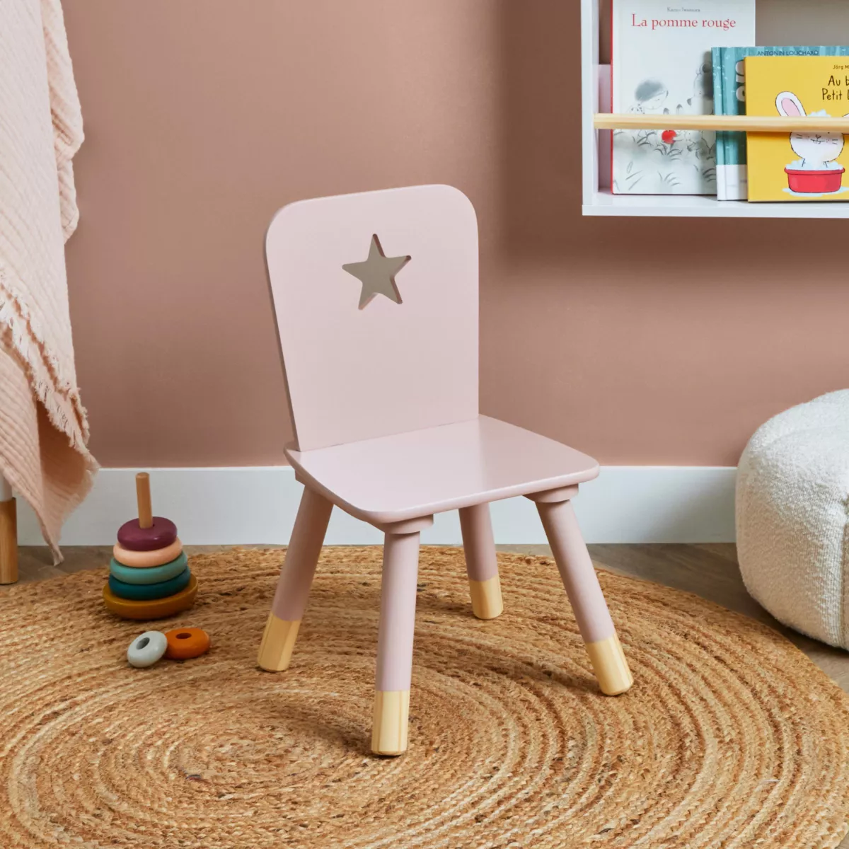Chaise Rose Stars Eminza Kids