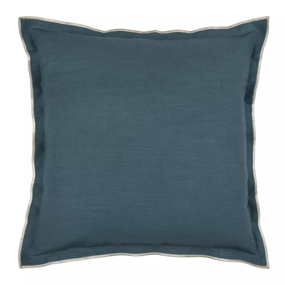 Coussin carré coton (45 x 45 cm) Helios Bleu