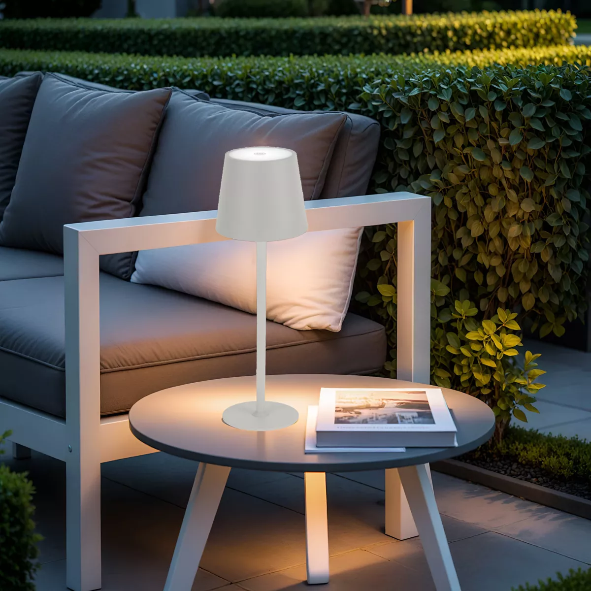 Lampe de table sans fil Brooklyn - Blanc