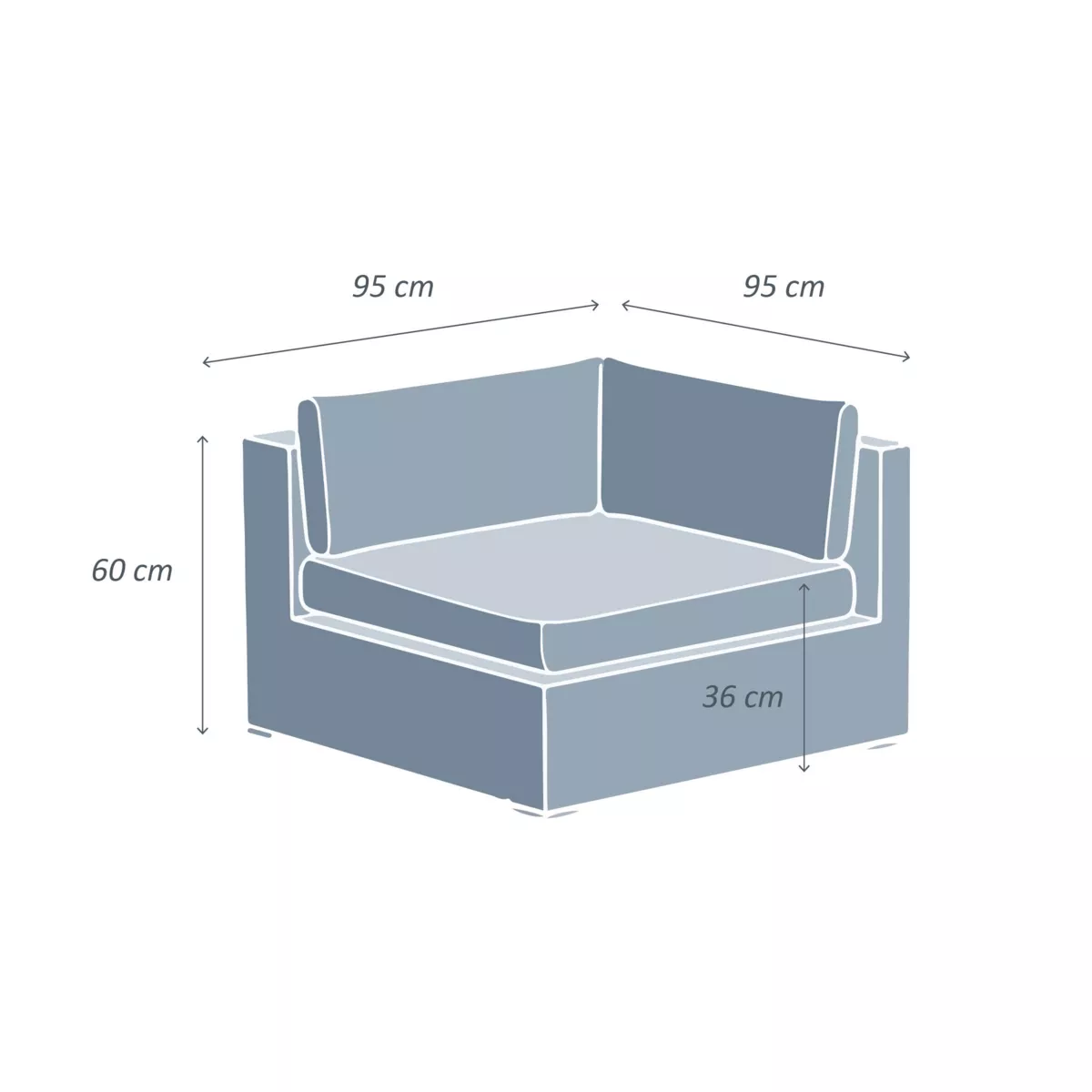 Salotto da giardino in resina intrecciata 4 posti 5 pezzi Palma Bianco e beige