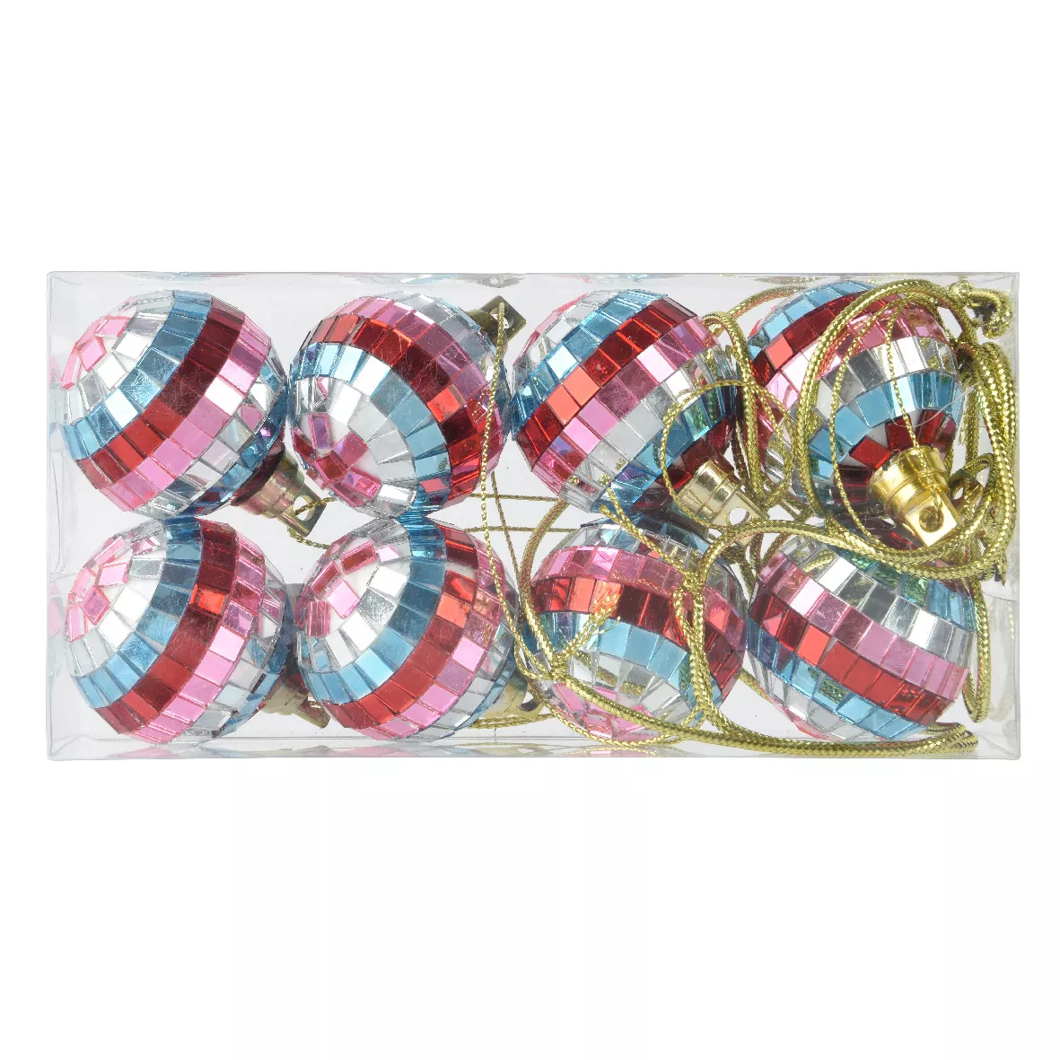 Set di 8 palline di Natale (D80 mm) Showtime Multicolore