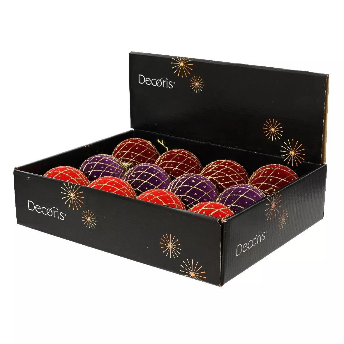 Set di 12 palline di Natale (D80 mm) Palais Royal Multicolore