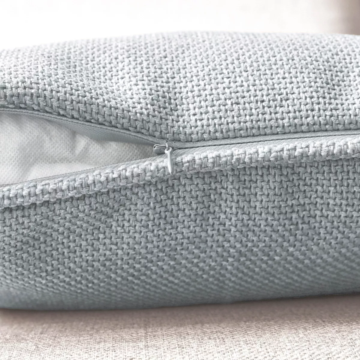 Coussin carré tissé (45 x 45 cm) Alba Gris