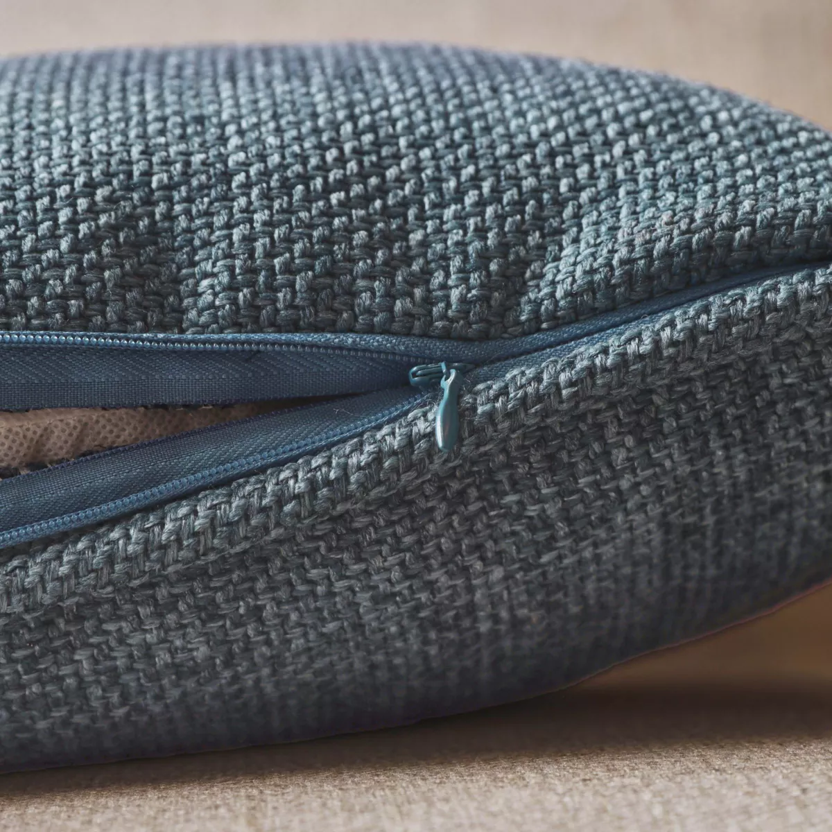 Coussin rectangulaire tissé (40 x 60 cm) Alba Bleu