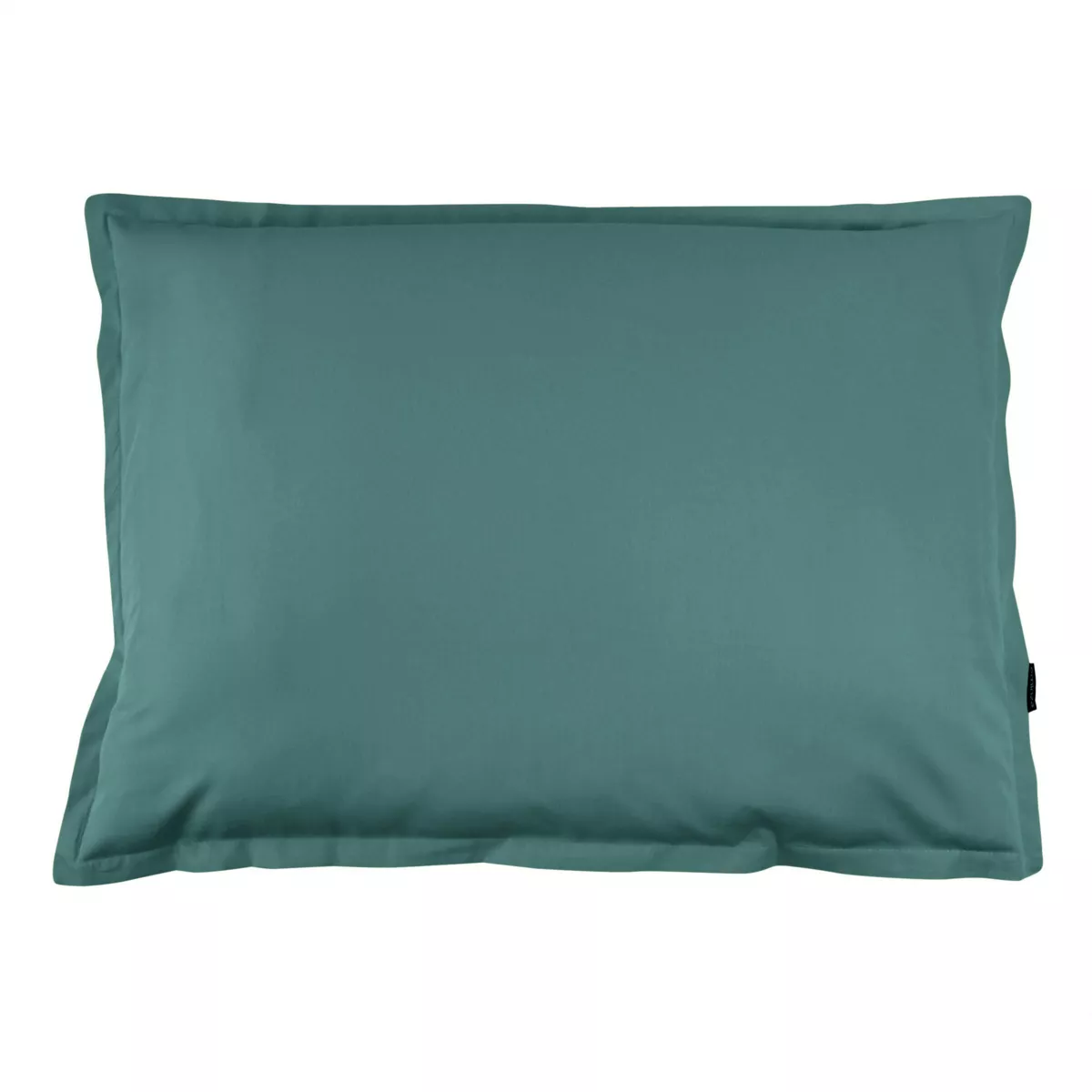 Taie d'oreiller rectangulaire percale de coton (50 x 80 cm) Cali Bleu canard